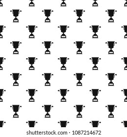 Cup award pattern vector seamless repeating for any web design