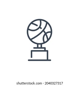 Cup basketball victory icon, vector cup basketball victory icon, vector illustration