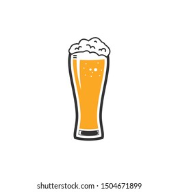 Cup and Beer logo design inspiration - vector