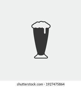 cup of beer vector icon alcohol