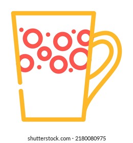 cup for beverage color icon vector. cup for beverage sign. isolated symbol illustration
