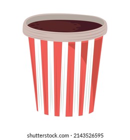 cup of beverage icon isolated