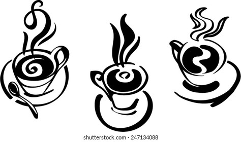 cup of black coffee
