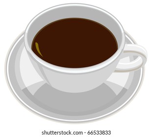 cup of black coffee