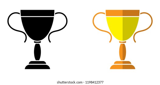 cup black icon,  and  cup 
flat design icon 