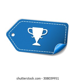 Cup blue Vector Icon Design