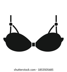 Cup bra icon. Simple illustration of cup bra vector icon for web design isolated on white background