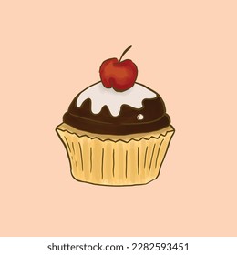 cup cake bakery cafe coffee cake cartoon, bakery, baking cup