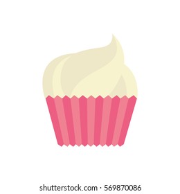 cup cake celebration love vector illustration eps 10