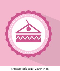 cup cake design, vector illustration eps10 graphic 