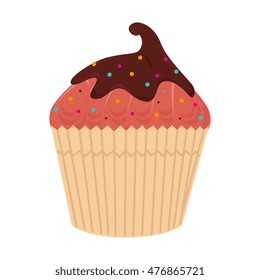 cup cake dessert sweet isolated
