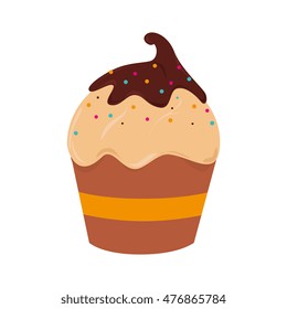 cup cake dessert sweet isolated