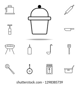cup cake icon. kitchen icons universal set for web and mobile