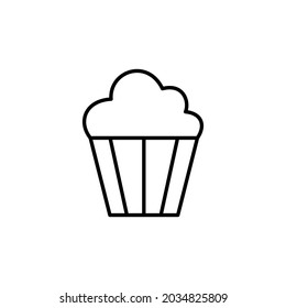 cup cake icon, Muffin Cupcake Icon, cupcake, web icon. vector design