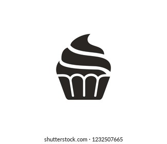 Cup cake icon sign symbol