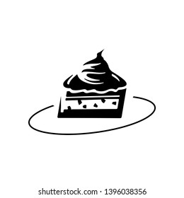 Cup cake icon - vector illustration