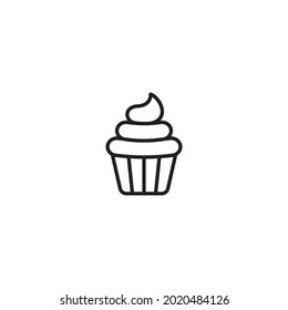 Cup Cake Icon, Cup Cake, Vektorgrafik
