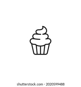 Cup Cake Icon, Cup Cake, Vektorgrafik