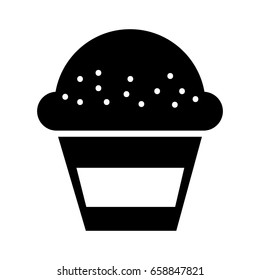cup cake sweet icon