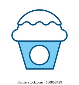 cup cake sweet icon