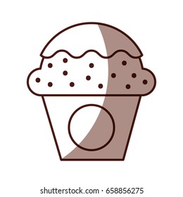 cup cake sweet icon