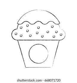 cup cake sweet icon