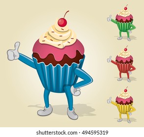 Cup Cake Thumb Up