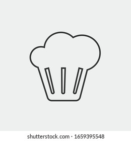 Cupcakes-Vektorillustration-Symbol