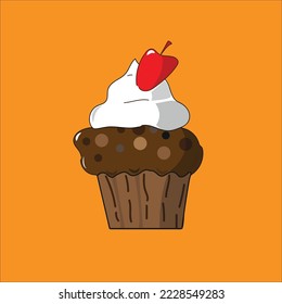 cup cake vector illustration element