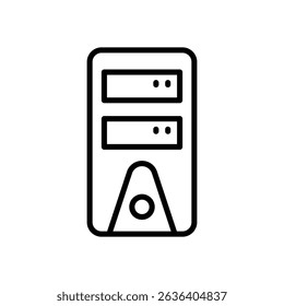 Cup case vector icon stock illustration