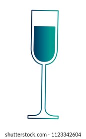 cup champagne isolated icon