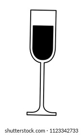 cup champagne isolated icon