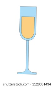 cup champagne isolated icon