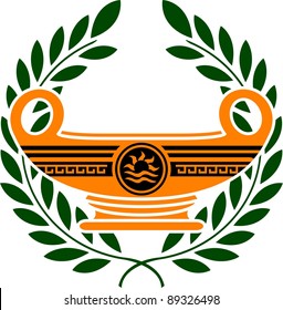 cup for champions. second variant. vector illustration