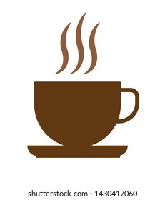 Cup of chocolate. Chocolate cup icon.
