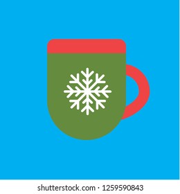 cup christmas vector icon