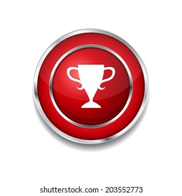 Cup Circular Vector Red Web Icon Button