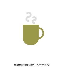 Cup cofee icon. Modern flat design