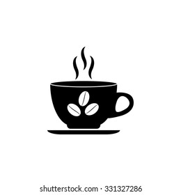 Cup of cofee - vector icon