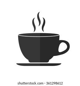 Cup of cofee -  vector icon