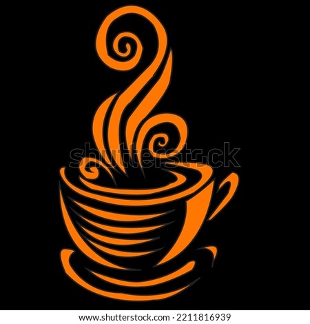 cup coffe. simple design. Perfect for logos, symbols and icons