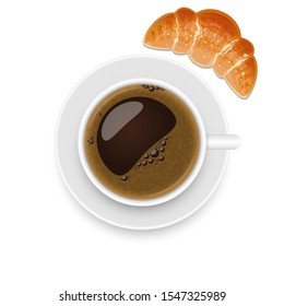 Cup of coffe vector design illustration isolated on background