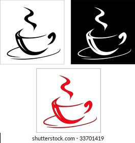 Cup of coffee.