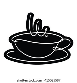 A cup of coffee.
