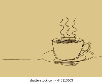 a cup of coffee