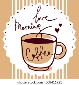 A cup of coffee