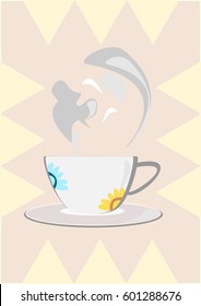 A cup of coffee.