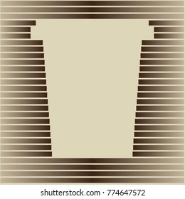 Cup for coffee or any drink for cafe or restaurant or shop