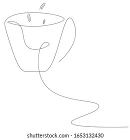 Cup der Kaffeehintergrund Vektorillustration