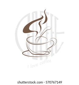 cup of coffee, coffee beans